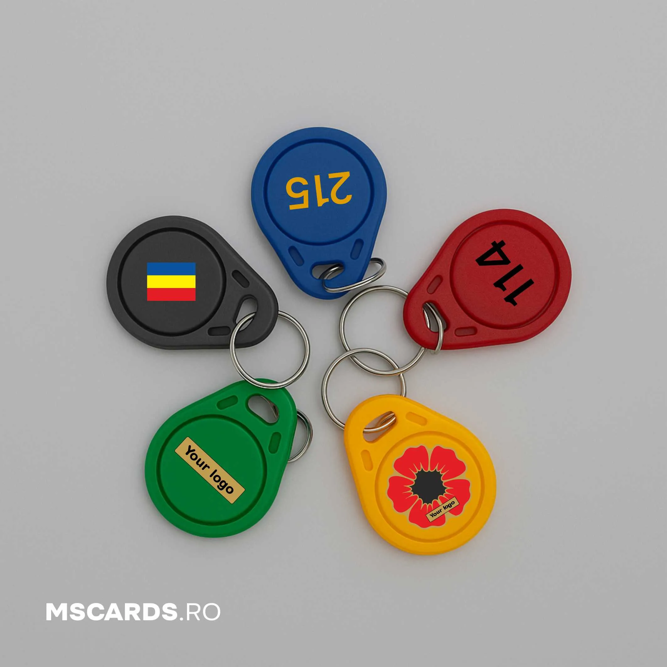 Key fob 125kHz, with printing